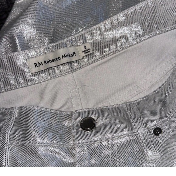 Rebecca Minkoff Metallic Jeans - Picture 4 of 9